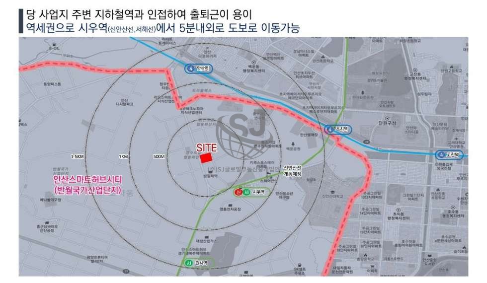 경기 안산단원구 원시동 지식산업센터, 컨디션좋음, 착한가격, 편의시설좋음, 렌트프리 월세 매물번호 11367 사진 2